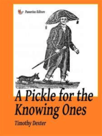 A Pickle for the Knowing Ones