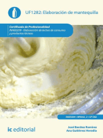Elaboración de mantequilla. INAE0209