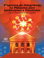 Programa de Integridade na Pesquisa para Instituições e Cientistas: Ciência de Qualidade se faz com Integridade