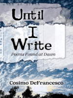 Until I Write: Poems Found at Dawn