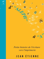 D'Aleph à A: Petite histoire de l'écriture vers l'imprimerie