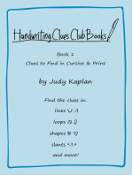 Handwriting Clues Club - Book 1: Clues to Find in Cursive & Print