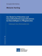 Der Bedarf an Prävention und Gesundheitsförderungsmaßnahmen bei Beschäftigten in Pflegeberufen: Validierung der Nurse-Work Instability Scale