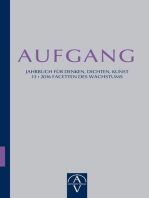 Aufgang. Jahrbuch für Denken, Dichten, Kunst