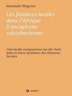 Les finances locales dans l'Afrique francophone subsaharienne: Une étude comparative