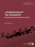 "Zeitgenossen" im Gespräch: Dokumente eines lebenden Archivs
