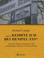 "... kehrte ich bei Hempel ein"