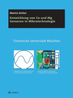 Entwicklung von Ca und Mg Sensoren in Mikrotechnologie: mit Fertigungstechnologien der Mikrosystemtechnik