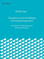 Übungsbuch zu den Grundfragen des Einkaufsmanagements: 100 Fragen zur Wiederholung und Klausurvorbereitung