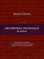 Orchestral Technique in action: Guidelines for playing in a historically informed orchestra aimed at student string players
