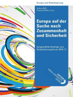 Europa auf der Suche nach Zusammenhalt und Sicherheit: Ausgewählte Beiträge zum Globalisierungsforum 2016-17
