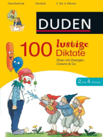 100 lustige Diktate 2. bis 4. Klasse: Üben mit Zwergen, Clowns & Co