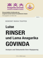 Luise Rinser und Lama Anagarika Govinda: Analyse und Dokumente ihrer Begegnung