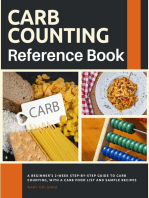 Carb Counting Reference: A Beginner's 2-Week Step-by-Step Guide to Carb Counting, With a Carb Food List and Sample Recipes