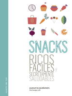 Snacks: Ricos, fáciles y secretamente saludables