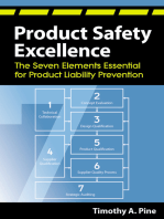 Product Safety Excellence: The Seven Elements Essential for Product Liability Prevention