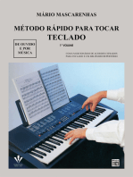 Método rápido para tocar teclado - vol. 1: Com dicionário de acordes cifrados