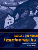 Saberes que sabem à extensão universitária