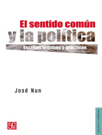 El sentido común y la política: Escritos teóricos y prácticos