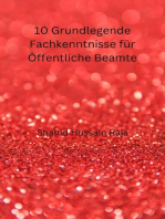 10 Grundlegende Fachkenntnisse für Öffentliche Beamte