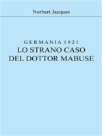 Germania 1921, lo strano caso del dottor Mabuse