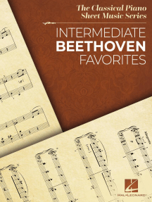 Intermediate Beethoven Favorites: The Classical Piano Sheet Music Series