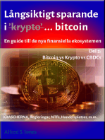 Långsiktigt Sparande i Kryptovalutor - Del 2: FIAT vs KRYPTO vs CBDS:s