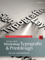 Workshop Typografie & Printdesign: Ein Lern- und Arbeitsbuch
