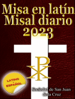 Misa en latín Misal diario 2023 latino-español, en orden, todos los días