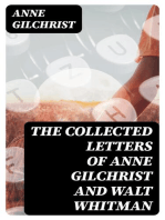 The Collected Letters of Anne Gilchrist and Walt Whitman