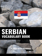 Serbian Vocabulary Book