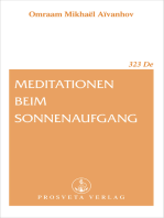 Meditationen beim Sonnenaufgang