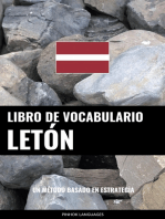 Libro de Vocabulario Letón: Un Método Basado en Estrategia
