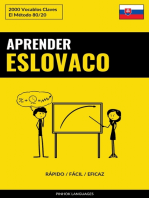 Aprender Eslovaco - Rápido / Fácil / Eficaz: 2000 Vocablos Claves