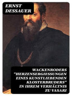 Wackenroders "Herzensergießungen eines kunstliebenden Klosterbruders" in ihrem Verhältnis zu Vasari