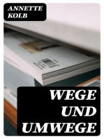 Wege und Umwege