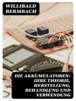 Die Akkumulatoren: ihre Theorie, Herstellung, Behandlung und Verwendung