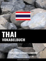 Thai Vokabelbuch: Thematisch Gruppiert & Sortiert