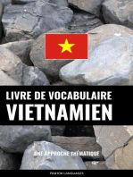 Livre de vocabulaire vietnamien: Une approche thématique