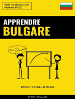 Apprendre le bulgare - Rapide / Facile / Efficace: 2000 vocabulaires clés