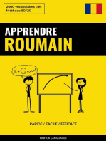 Apprendre le roumain - Rapide / Facile / Efficace: 2000 vocabulaires clés