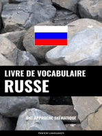 Livre de vocabulaire russe: Une approche thématique