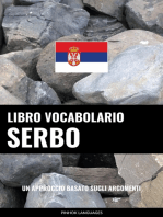 Libro Vocabolario Serbo: Un Approccio Basato sugli Argomenti