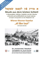Ein "musizierendes" Notenbuch: Jüdische Tänze und Lieder aus den letzten Schtetln