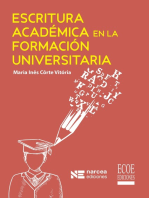 Escritura académica en la formación universitaria