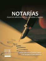 Notarias: Aspectos administrativos, contables y legales