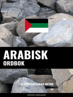 Arabisk ordbok: En ämnesbaserad metod