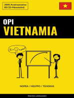 Opi Vietnamia - Nopea / Helppo / Tehokas: 2000 Avainsanastoa