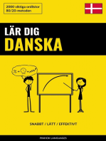 Lär dig Danska - Snabbt / Lätt / Effektivt: 2000 viktiga ordlistor