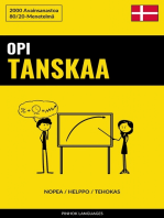 Opi Tanskaa - Nopea / Helppo / Tehokas: 2000 Avainsanastoa